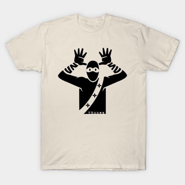 Moose Ninja - B&W T-Shirt by urban_ninja